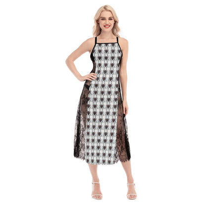 Widow Maker Lace Side Nightgown White