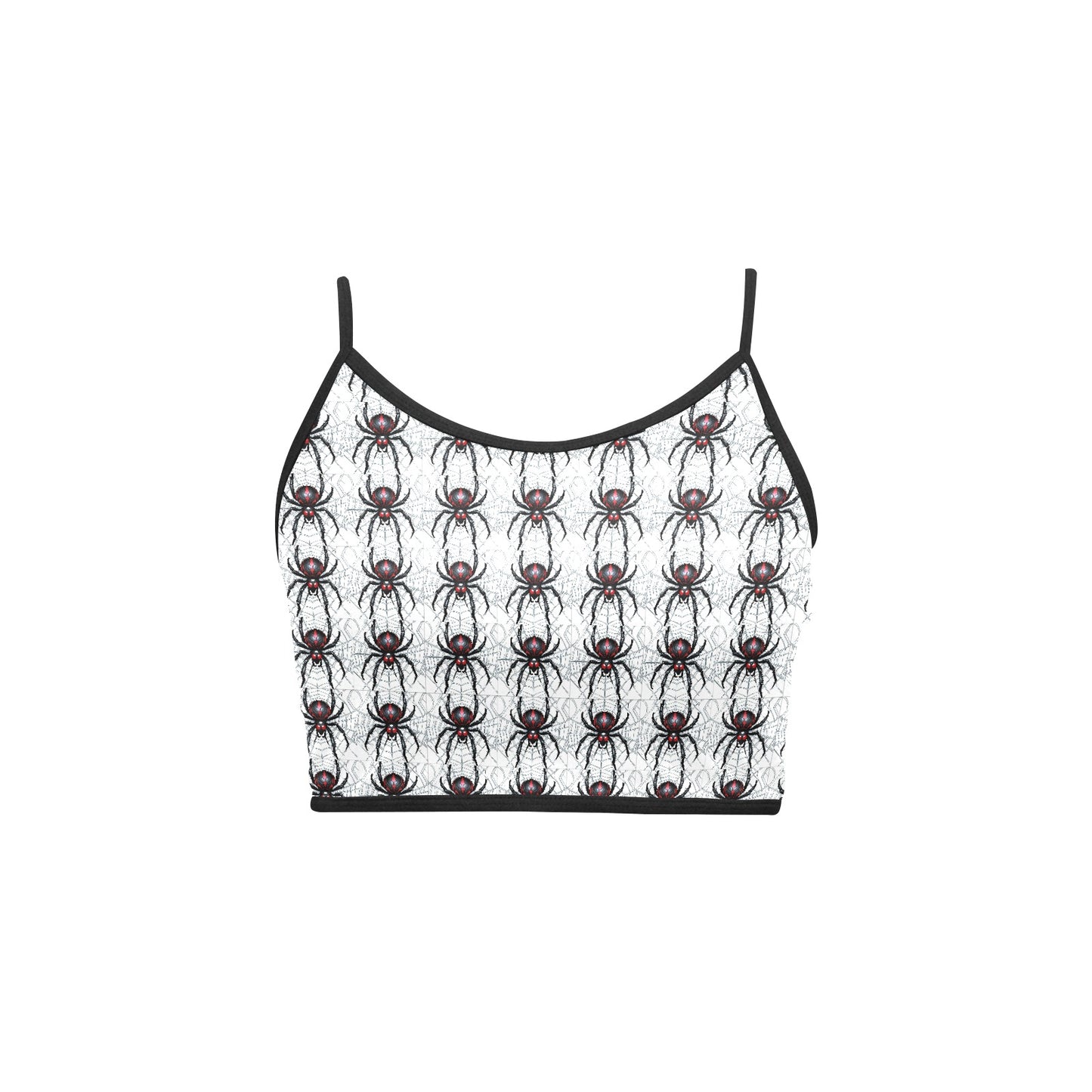 Widow Maker Spaghetti Strap Crop Top