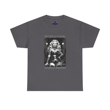 Mae West Unisex Heavy Cotton Tee Charcoal
