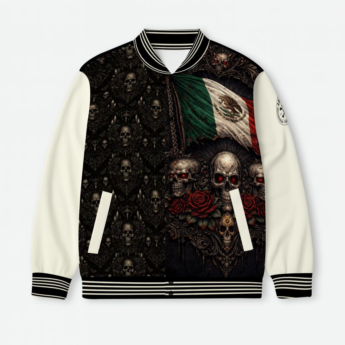 🇲🇽 Mexico Flag Varsity Jacket - Mexican Pride