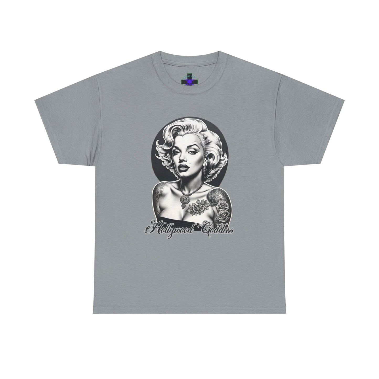 Hollywood Goddess Heavy Cotton Tee Gravel