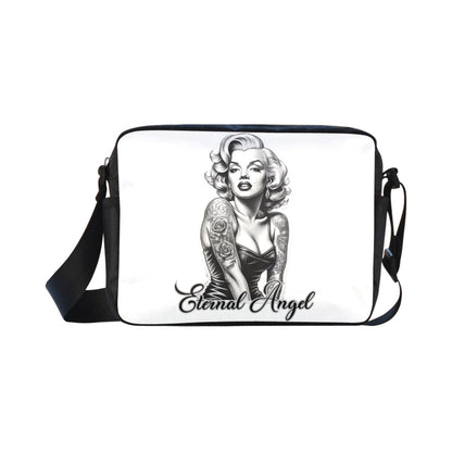 Eternal Angel Marilyn Monroe Cross-body Nylon Bag - Gothic White ONESIZE