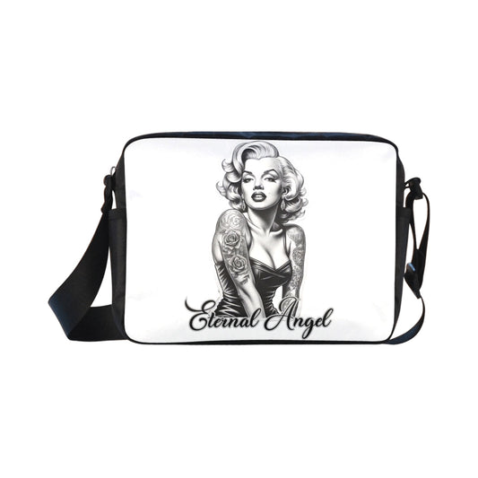 Eternal Angel Marilyn Monroe Cross-body Nylon Bag - Gothic White ONESIZE