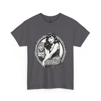 Bettie Page Cougar Heavy Cotton Graphic Tee