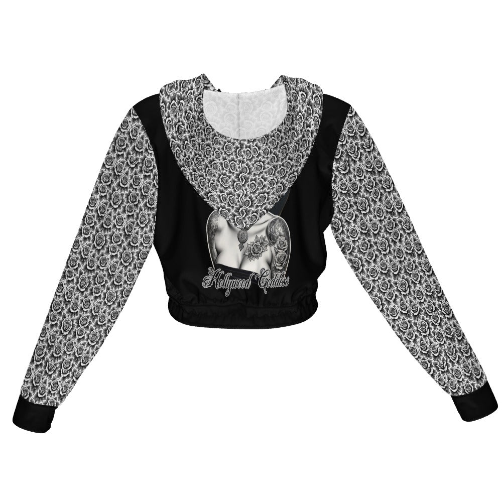 Hollywood Goddess - Marilyn - Cropped Hoodie