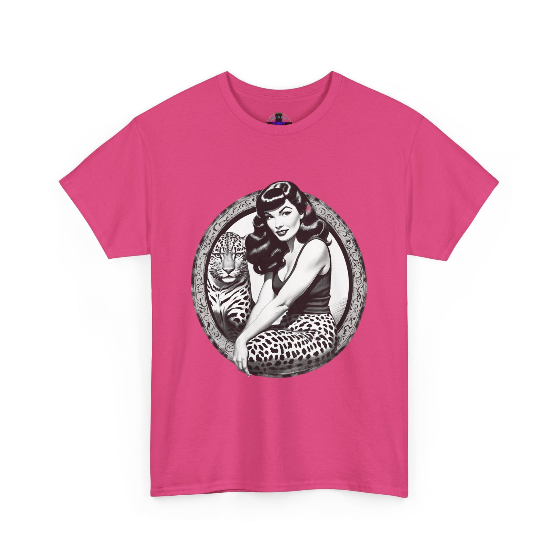 Bettie Page Cougar Heavy Cotton Graphic Tee