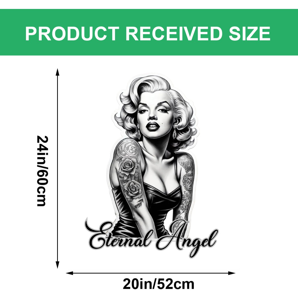 Eternal Angel Small Die-Cut PVC Stickers (UV)