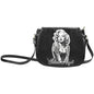 Eternal Angel Marilyn Monroe Saddle Bag - Gothic Vegan Leather Black ONE SIZE