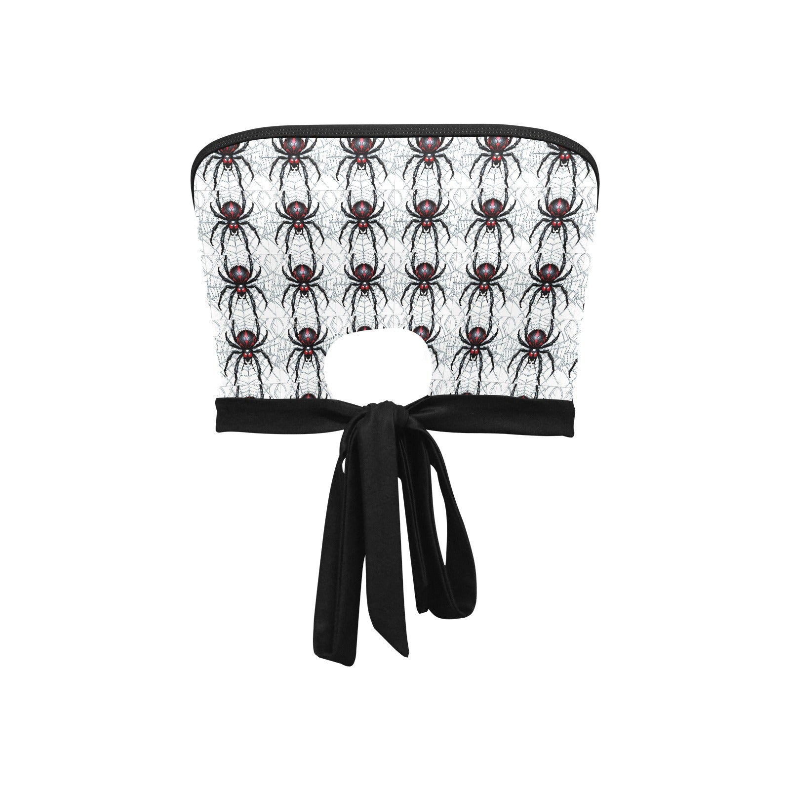 Widow Maker Tie Bandeau Top