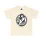 Bettie Page Cougar Heavy Cotton Graphic Tee Natural