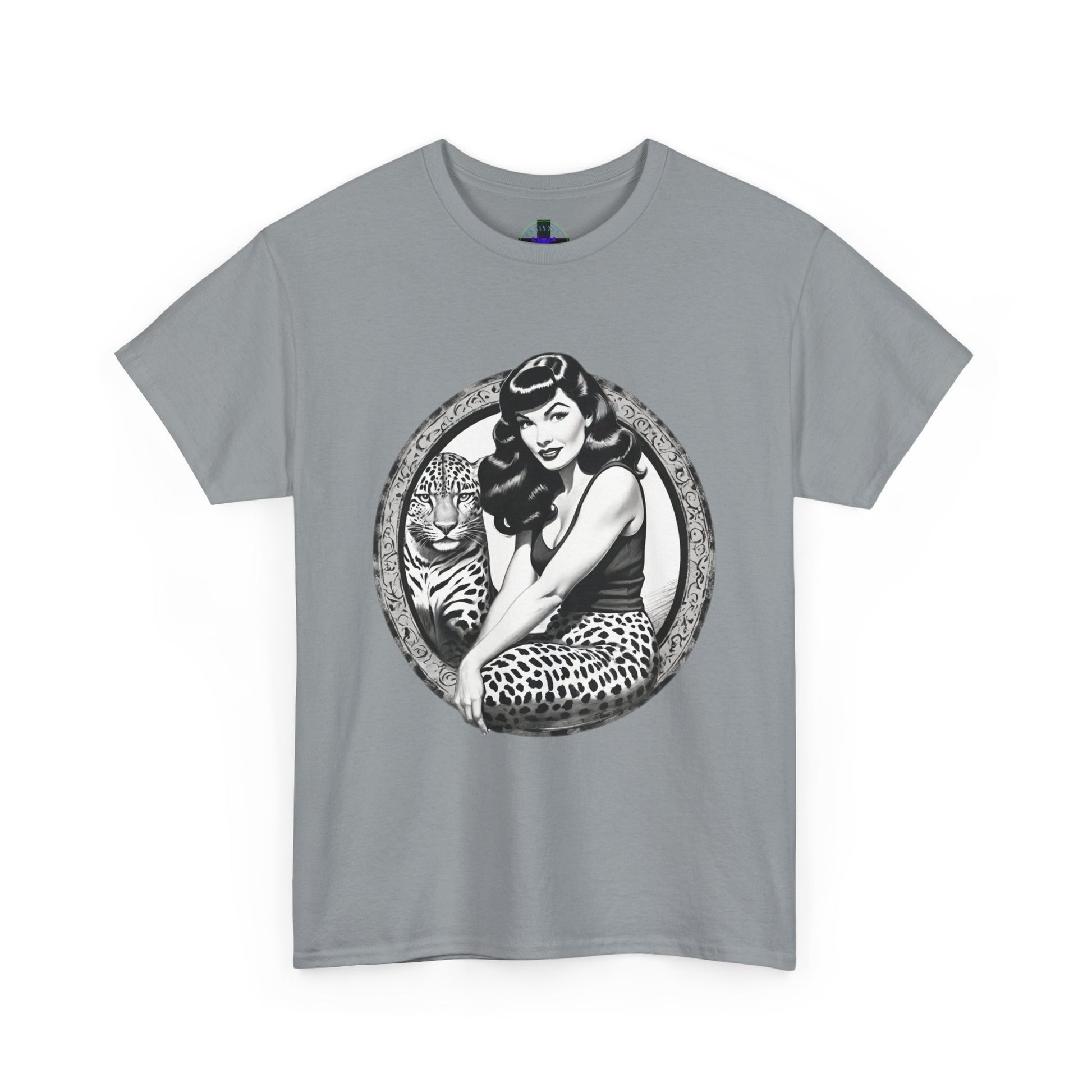 Bettie Page Cougar Heavy Cotton Graphic Tee