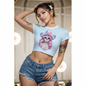 Gothic Sunshine - Cropped T-shirt - Pastel Catrina White