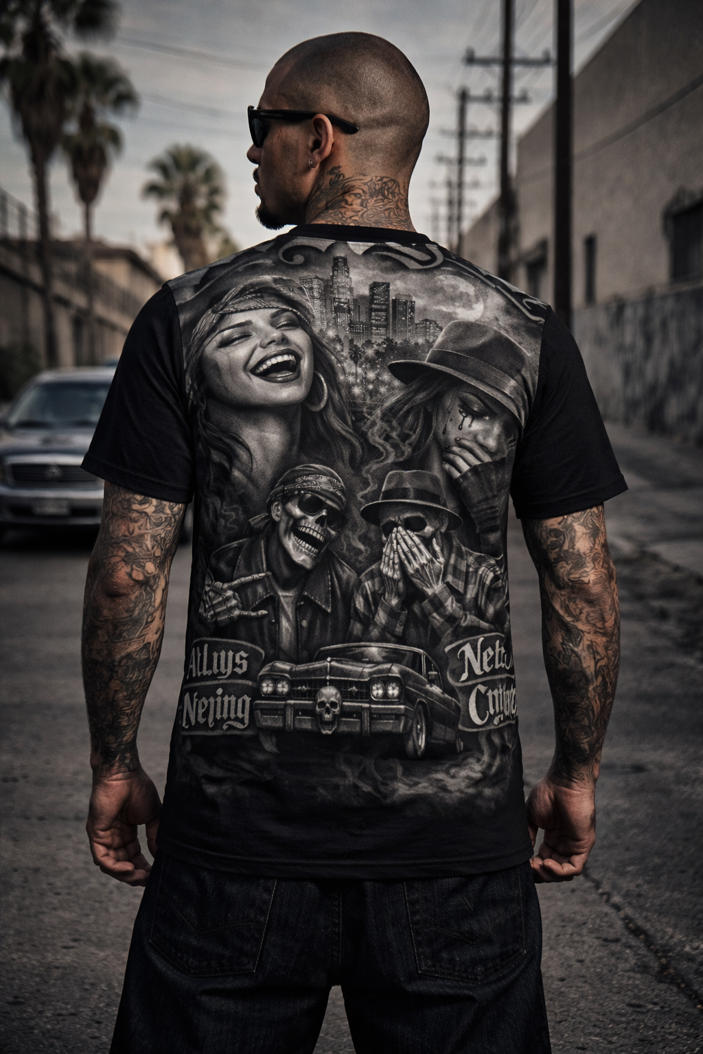 🎭 Always Laughing Never Crying Cotton T-shirt - Duality Unisex