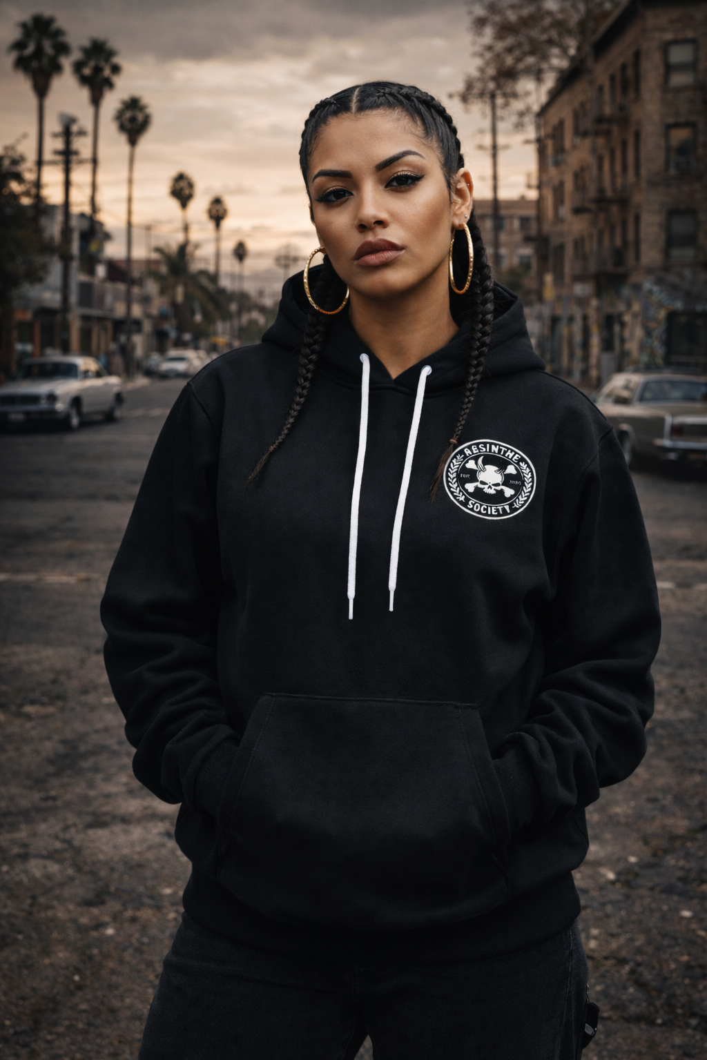 Always Laughing Never Crying - Unisex Pullover Hoodie - Cotton