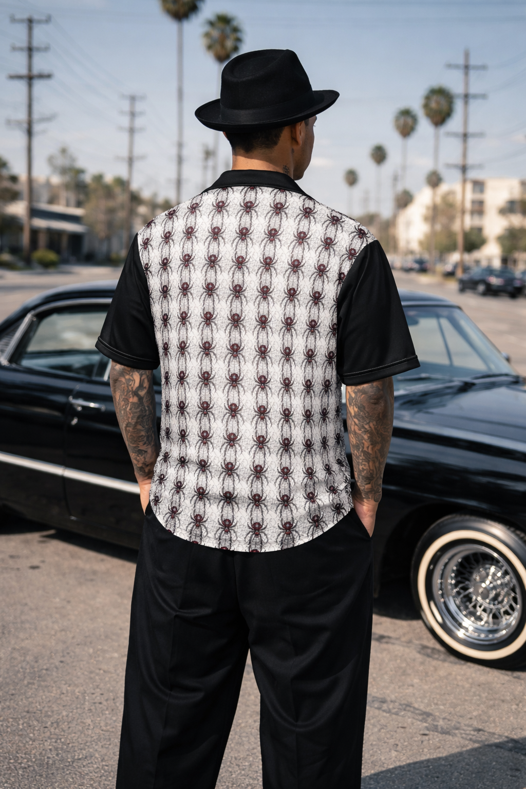 Widow Maker - All-Over Print Men's Polo Collar Jersey