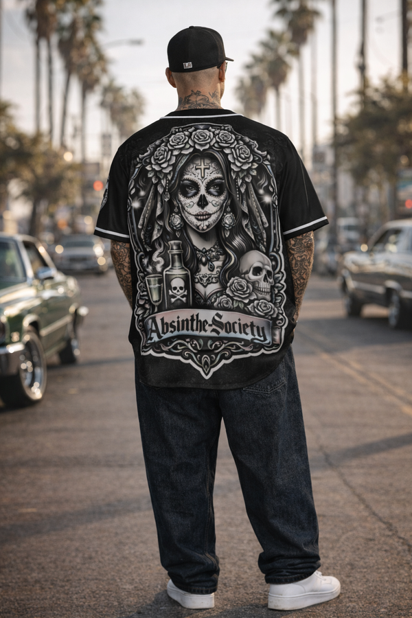 Absinthe-Society -- Moonlit Elegance Baseball Jersey