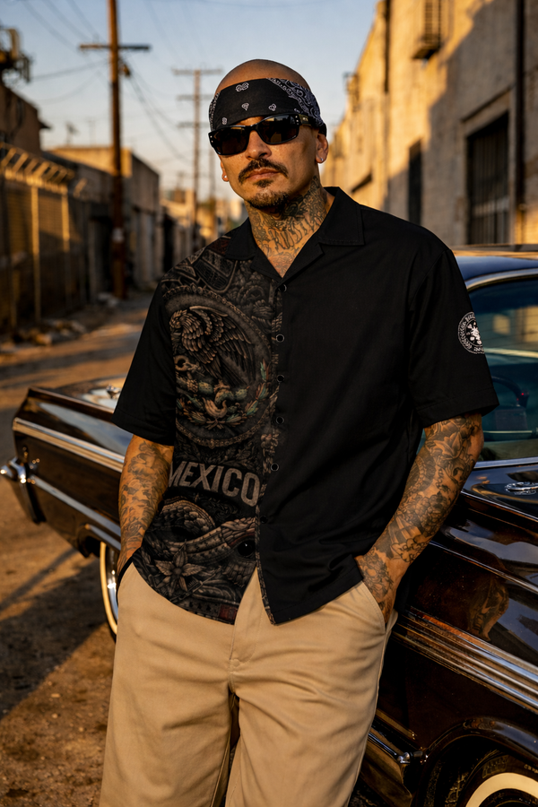 Mexico - Hawaiian Shirt -Mexican Pride Button Up