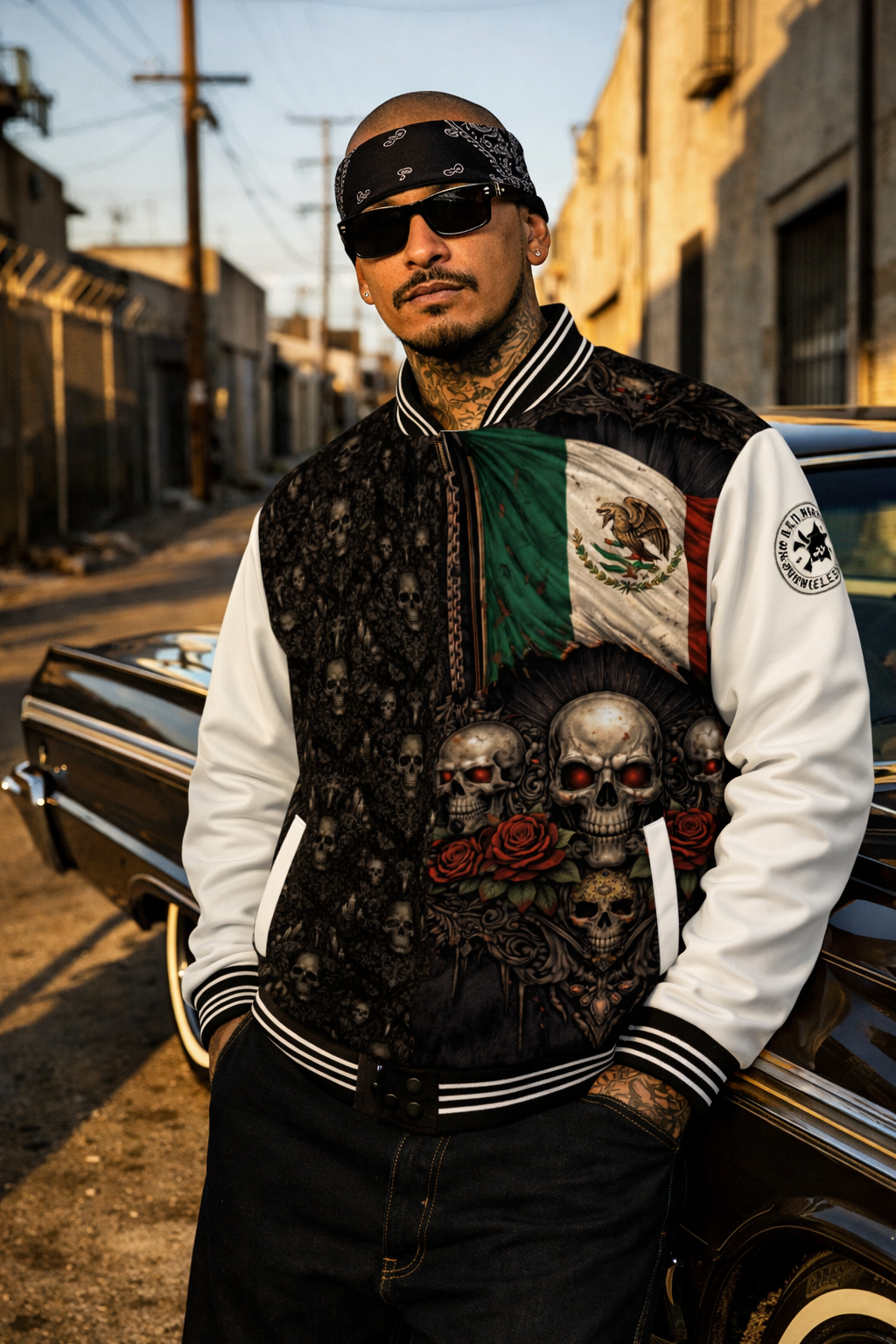 🇲🇽 Mexico Flag Varsity Jacket - Mexican Pride