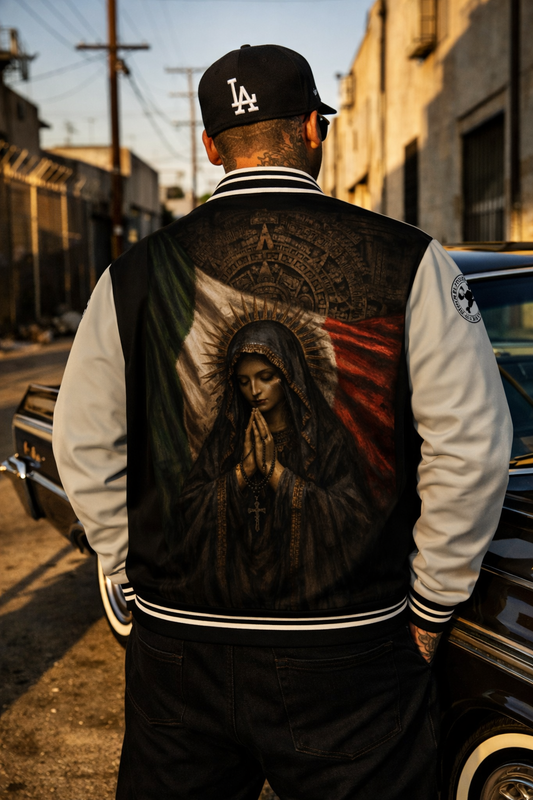 ✝️ País Y Fe Varsity Jacket - Country and Faith