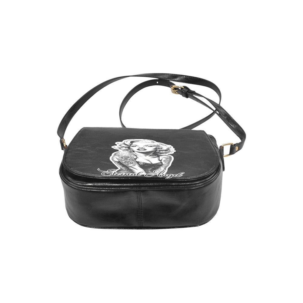 Eternal Angel Marilyn Monroe Saddle Bag - Gothic Vegan Leather
