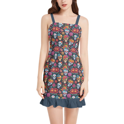 Carnival Ruffle Hem Mini Dress 3XL