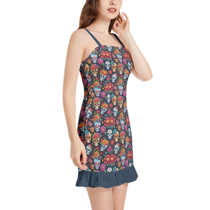 Carnival Ruffle Hem Mini Dress