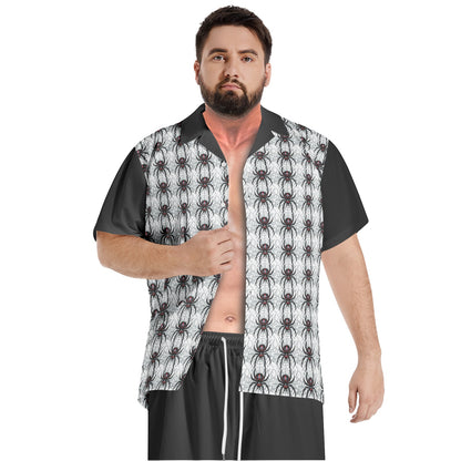 Widow Maker Men's All-Over-Print Hawiian Shirt Sets