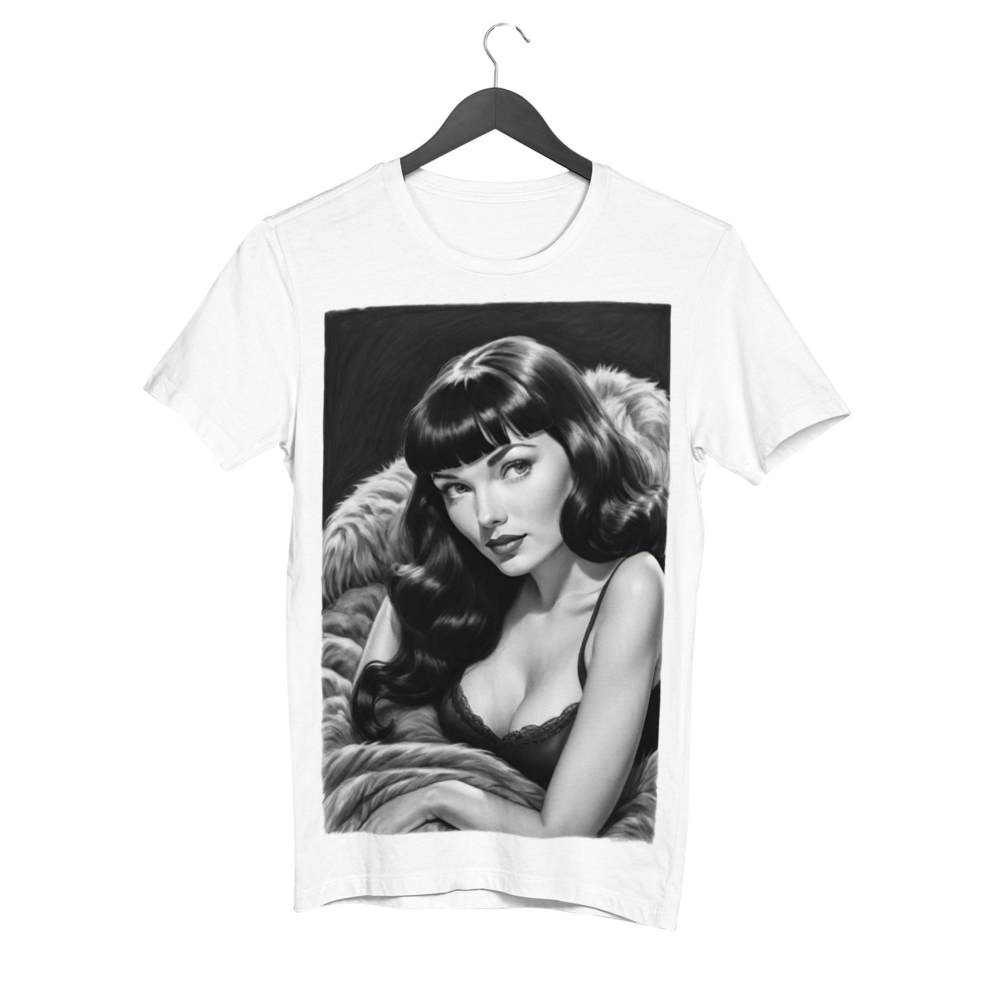 Bettie Page Women's Cotton Short Sleeve T-shirt