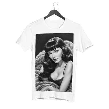 Bettie Page Women's Cotton Short Sleeve T-shirt