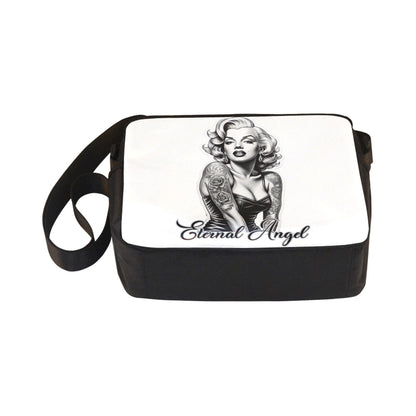 Eternal Angel Marilyn Monroe Cross-body Nylon Bag - Gothic