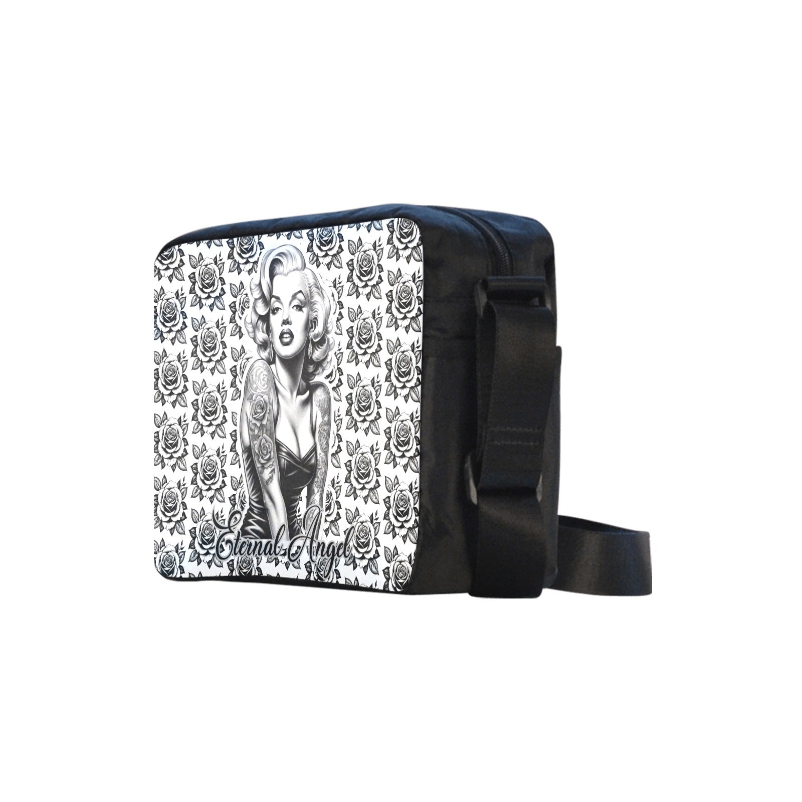 Eternal Angel Roses Cross-body Nylon Bag - Gothic Romantic