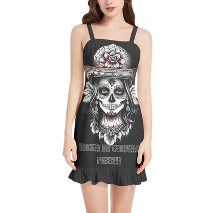 Cultura Fuerte Ruffle Hem Mini Dress 3XL