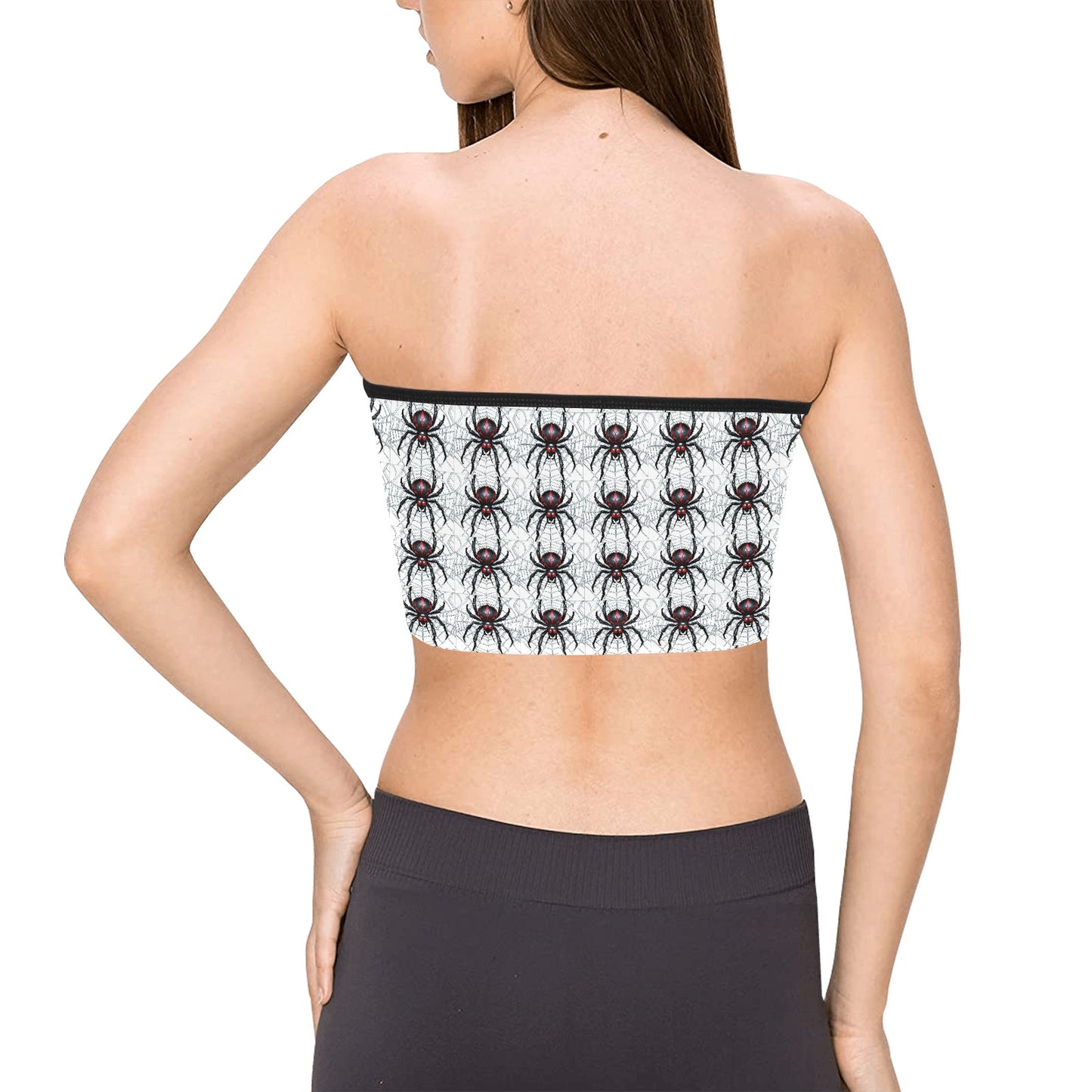 Widow Maker Tie Bandeau Top